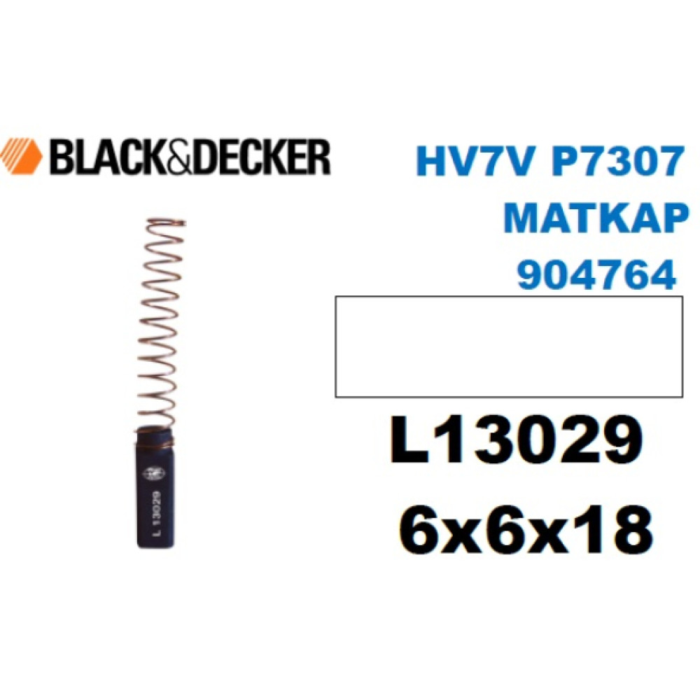 Black Decker Hv7v P7307 Matkap 904764 Komur Firca Seti 6X6x18 Matkaplar Fiyatı