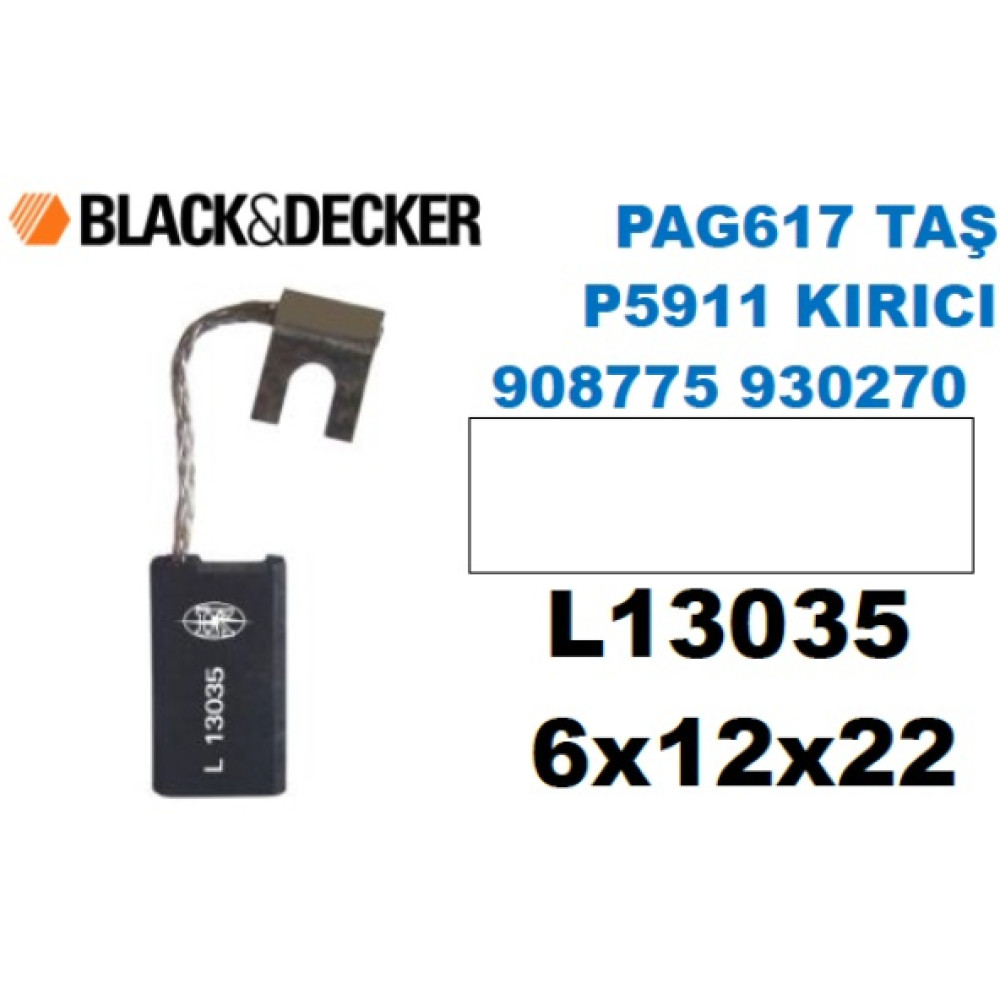 Black Decker Pag617 Tas P5911 Kırıcı 908775 930270 Komur Firca Seti 6X12x22 Kırıcı Deliciler & Kırıcılar Fiyatı