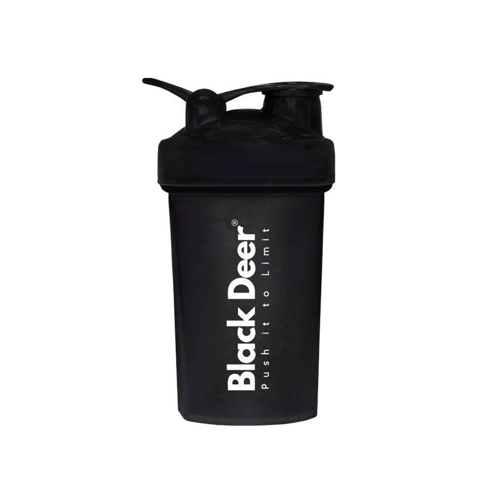 BLACK DEER Shaker Karıştırıcı Sporcu Protein Shaker 550 ml Siyah Sağlık Fiyatı