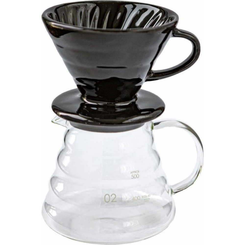 BLACK GOAT Kahvehanem V60 02 Kahve Demleme Tanışma Seti - Siyah (Dripper + 600 ml Kahve Sürahisi) French Press Fiyatı