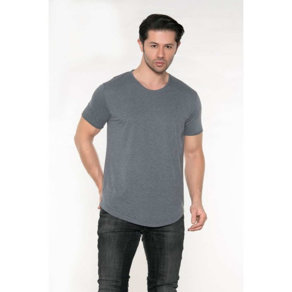 Black Horn Erkek Pis Yaka Pamuk Salaş T-Shirt Erkek T-shirt Fiyatı