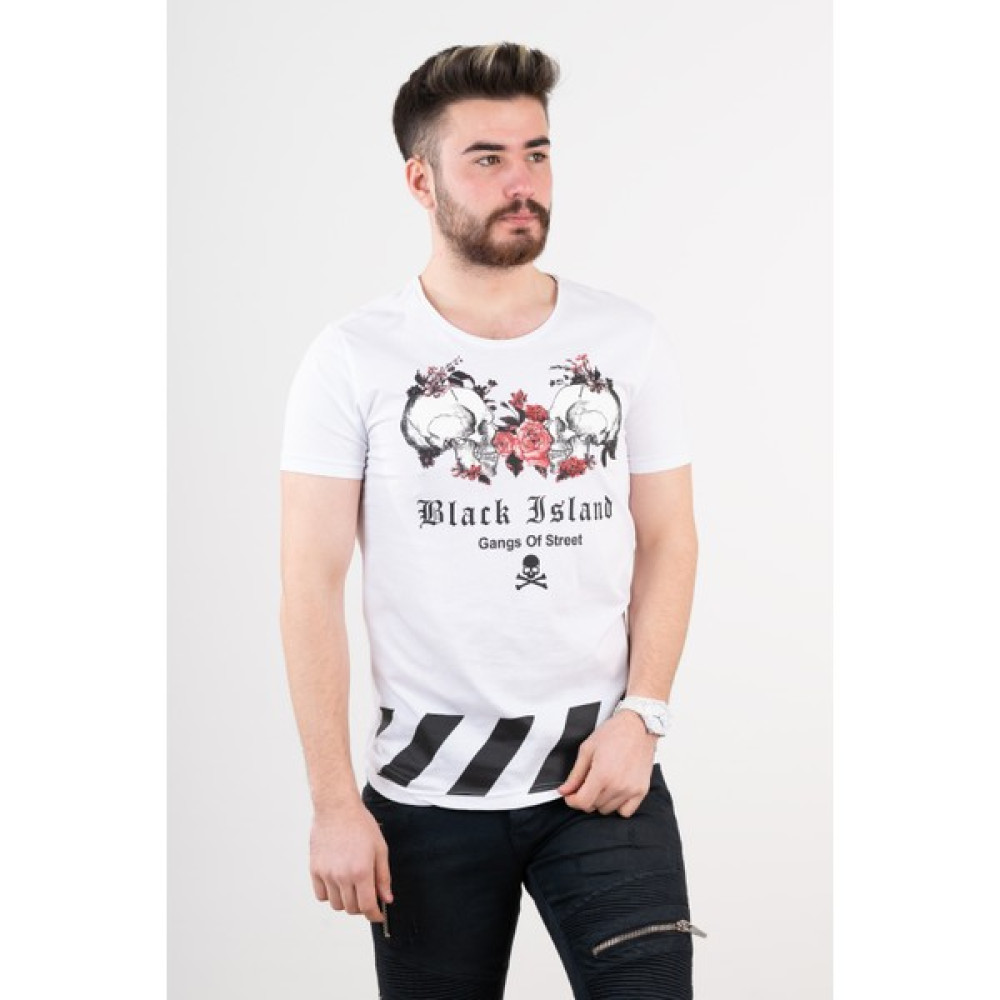 Black Island T-Shirt - M - Beyaz Oto Boyaları Fiyatı