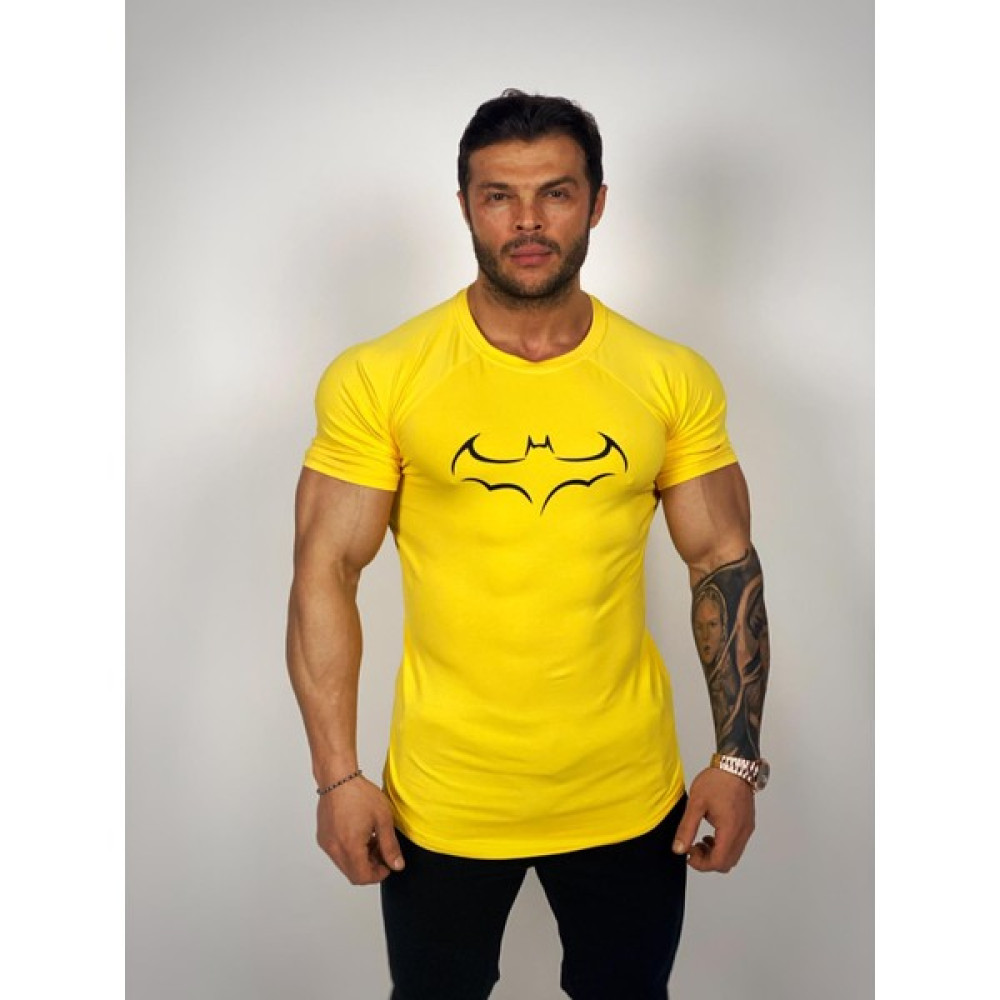 Black İstanbul Batman Baskılı Fitness T-Shirt Erkek T-shirt Fiyatı