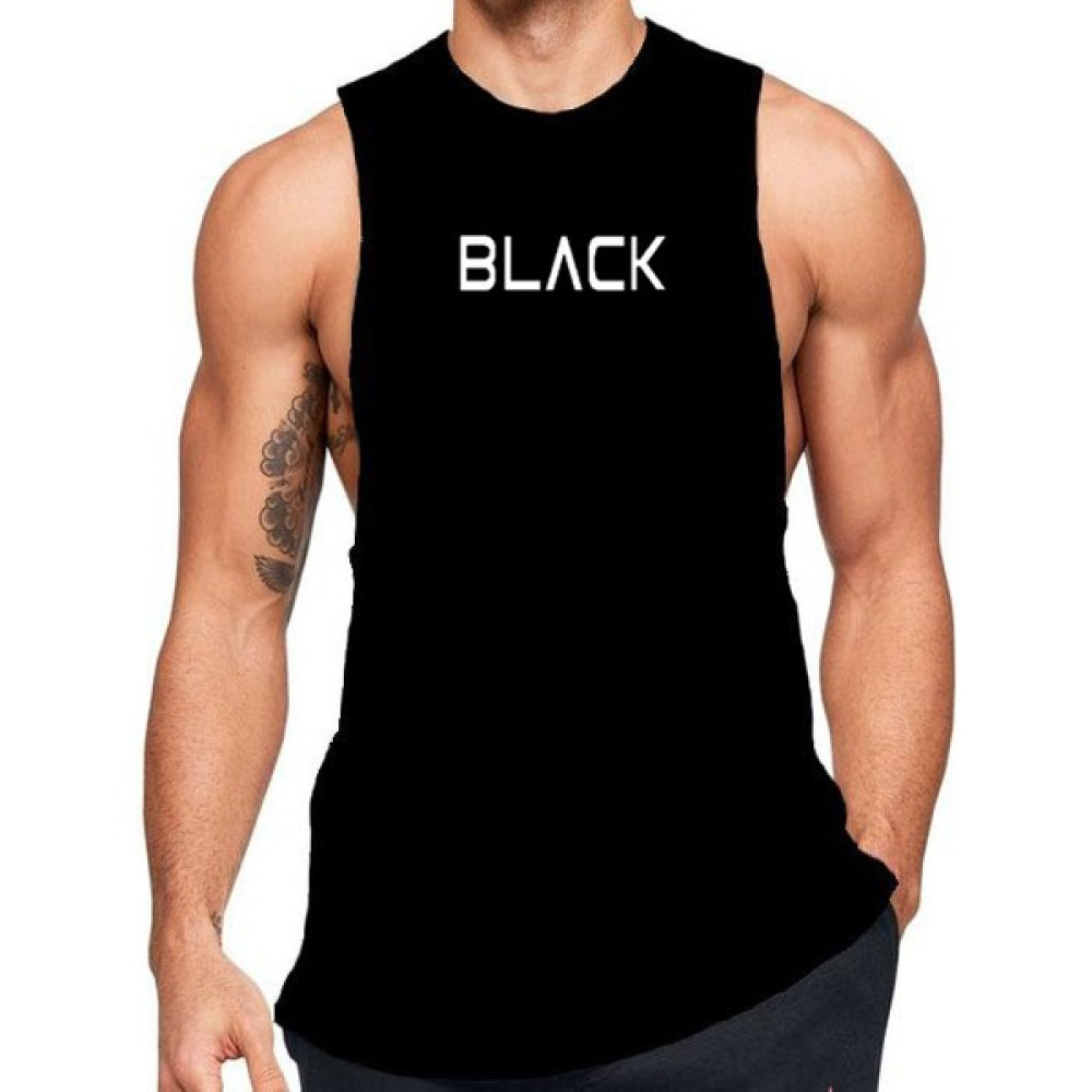 Black-Istanbul -Black Baskı Sıfır Kollu Erkek Atlet / Fanila Fiyatı