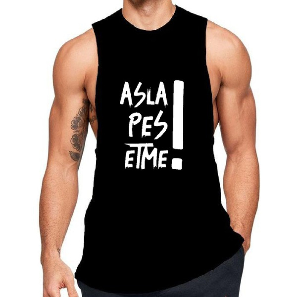 Black İstanbul Black-Istanbul - Asla Pes Etme Sıfır Kollu Erkek T-shirt Fiyatı