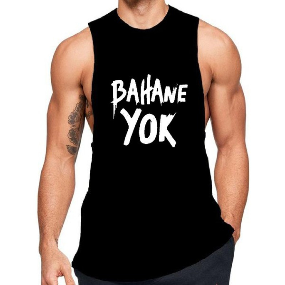 Black İstanbul Black-Istanbul - Bahane Yok Sıfır Kollu Erkek T-shirt Fiyatı