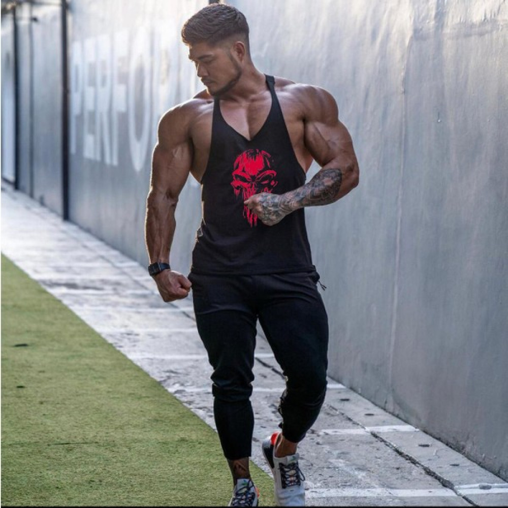 Black Istanbul Punisher Red Erkek Atlet / Fanila Fiyatı