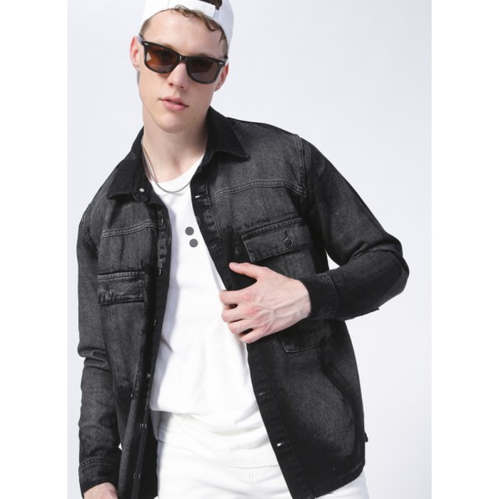 Black On Black E-Moya Oversize Batik Desenli Siyah Erkek Ceket Bayan Ceket Fiyatı