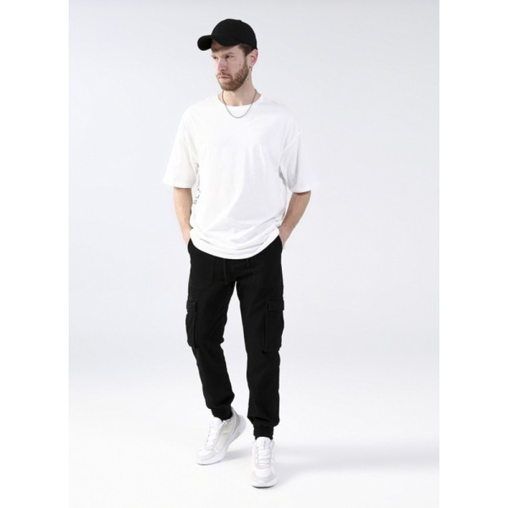 Black On Black Lastikli Bel Lastikli Paça Standart Antrasit Erkek Denim Pantolon E-Abaya Erkek Jeans / Kot Pantolon Fiyatı