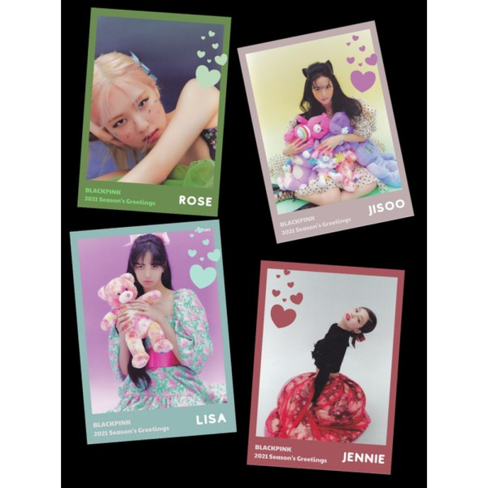 Black Pink Blackpınk 2021 Season's Greetings Üye Kartpostallar Defter & Kağıt Ürünleri Fiyatı