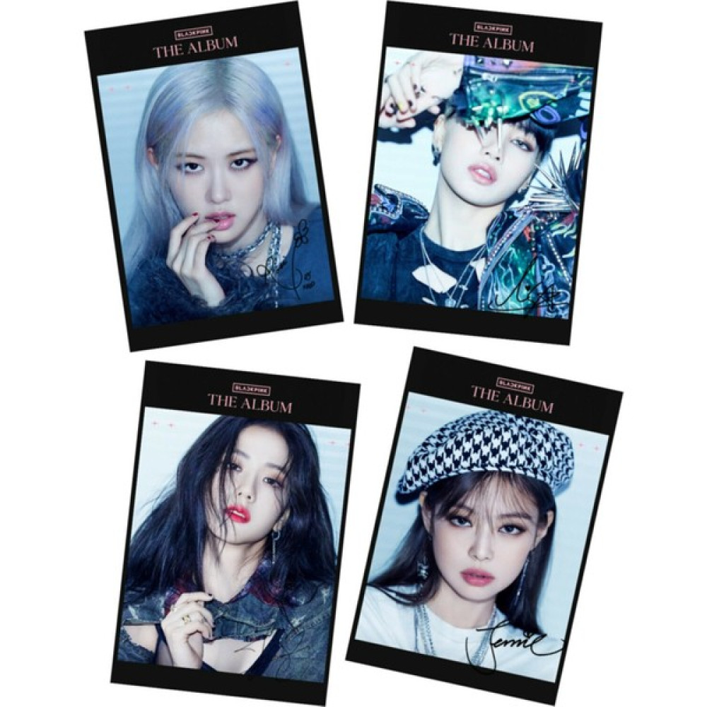 Black Pink Blackpink Blackpınk ''the Album'' Üye Imzalı Kartpostallar Defter & Kağıt Ürünleri Fiyatı