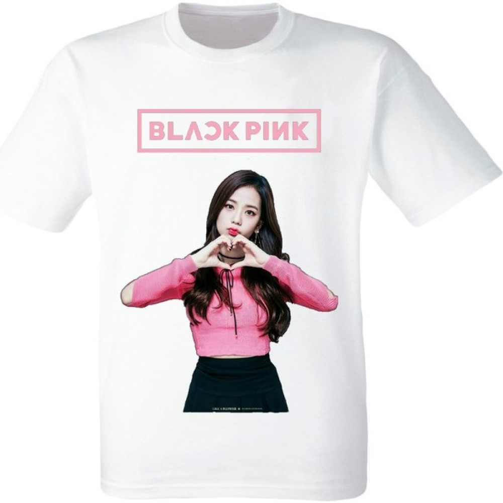 Black Pink Blackpink - Jisoo- Dijital Baskılı Çocuk Beyaz Tişört Kız Çocuk T-shirt Fiyatı