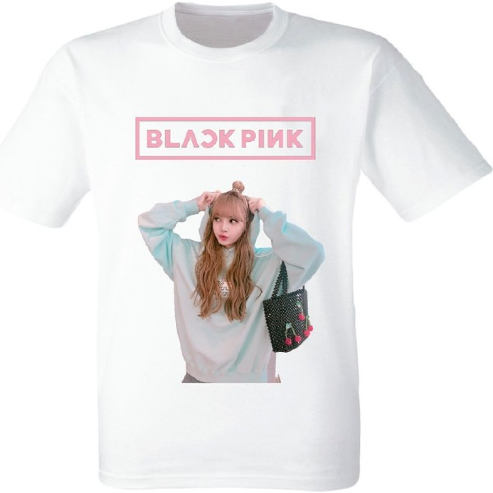 Black Pink Blackpink - Lisa - Dijital Baskılı Çocuk Beyaz Tişört Kız Çocuk T-shirt Fiyatı