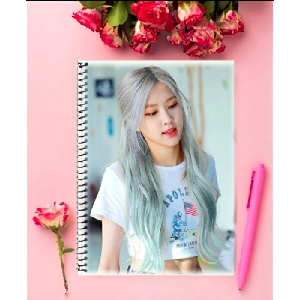 Black Pink Defter 1 Adet Özel Tasarım A4 Boyutu Telli Kareli Defter 21*29 cm Spiralli Defter Fiyatı