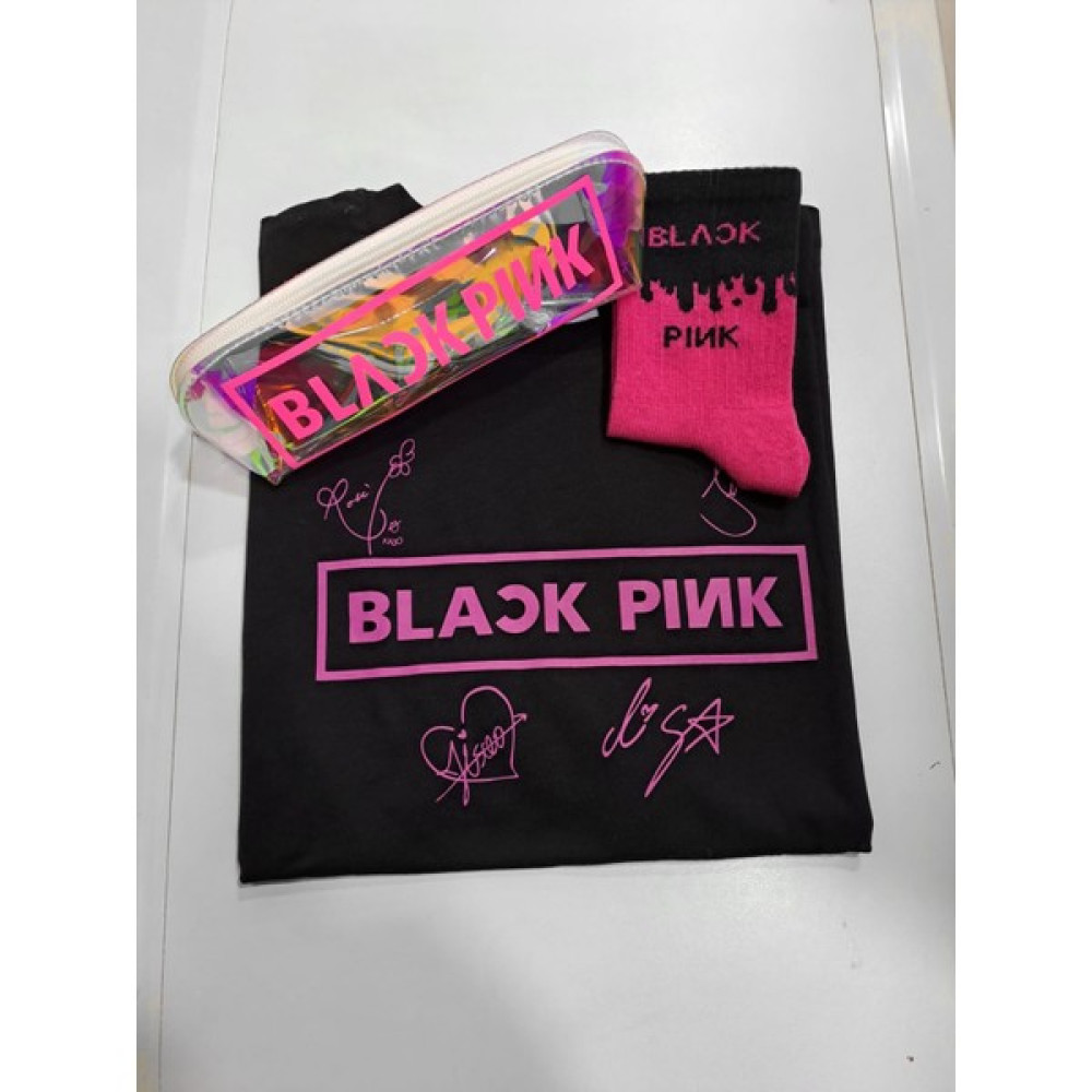 Black Pink T Shirt Kalemlik Çorap T-Shirt & Sweatshirt (Outdoor) Fiyatı
