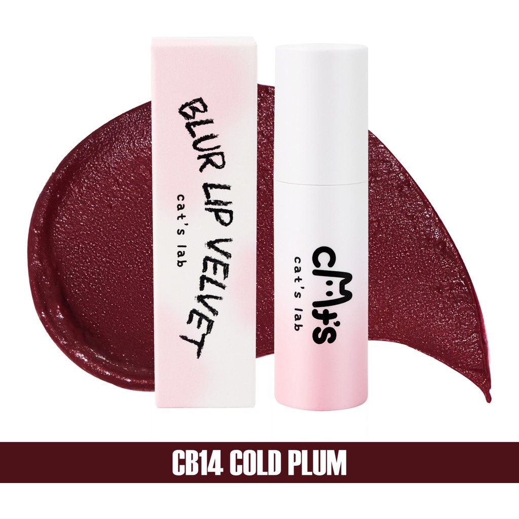 Black Rouge Kadife Yapılı Mat Ve Pigmentli Kalıcı Tint Ruj ve Allık CB14 Cold Plum (Koyu Bordo) - 2.3 gr Rujlar & Dudak Parlatıcıları Fiyatı