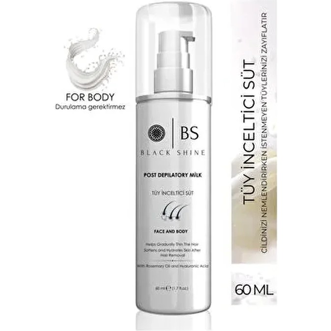 Black Shine Tüy Inceltici ve Nemlendirici Süt Isırgan Otu & Hyaluronik Asit Özlü 60 ml Diğer Fiyatı