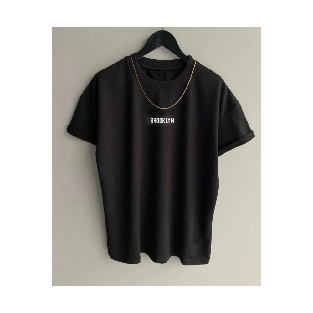 Black Sokak Blacksokak Erkek Siyah Brooklyn Oversize Bisiklet Yaka Tshirt S Beden Bayan T-shirt Fiyatı