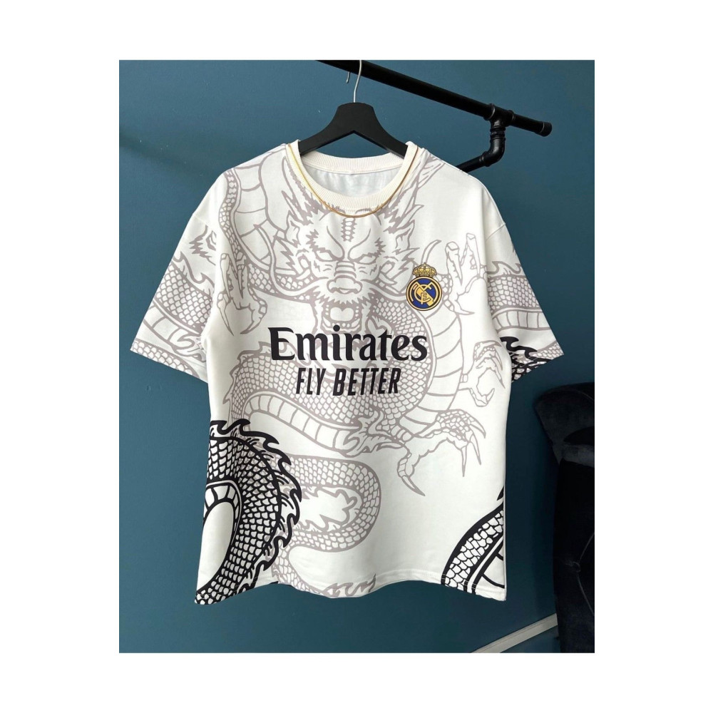 Black Sokak Erkek Kırık Beyaz Emirates Fly Better Oversize Bisiklet Yaka Tshirt L Beden Bayan T-shirt Fiyatı