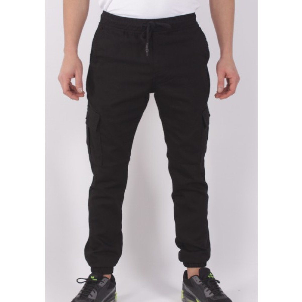 Black Steel Bel ve Paça Lastikli Yanları Kargo Cepli PANTOLON-19000 Erkek Pantolon Fiyatı