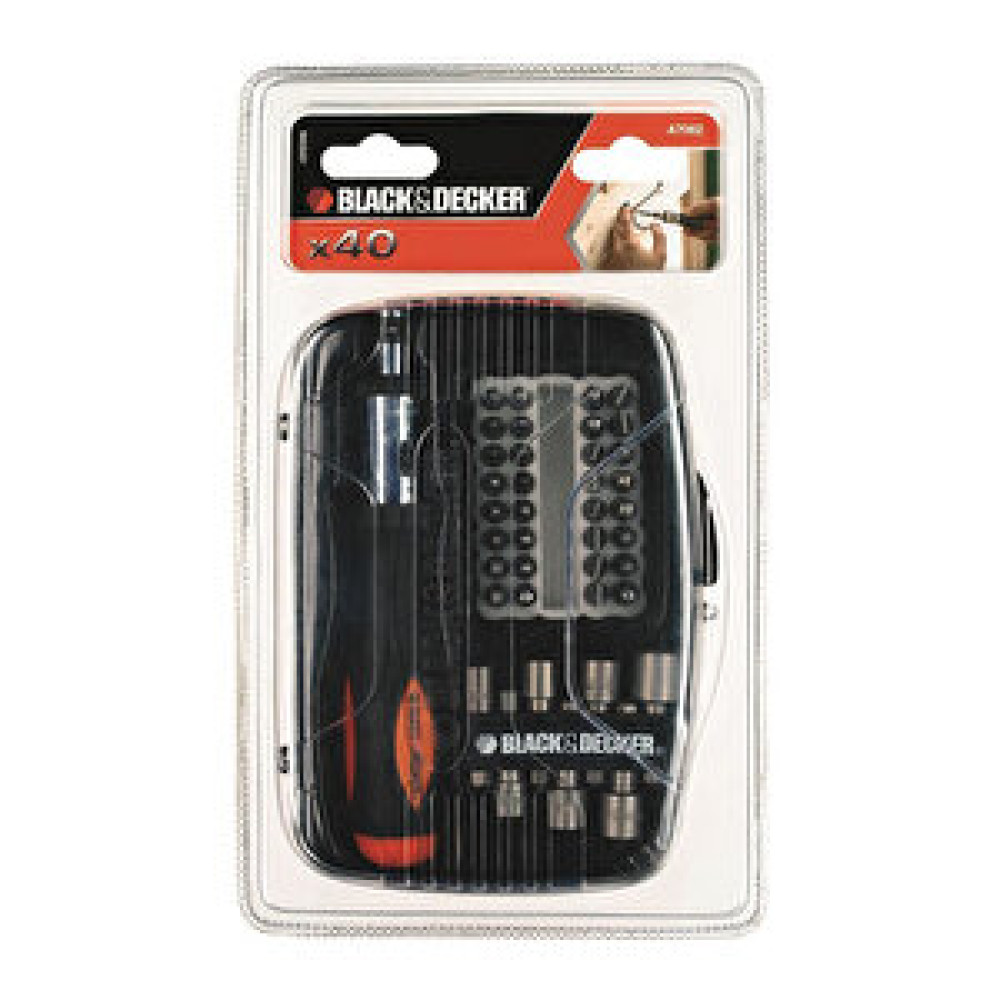 Black ve Decker 40 Parça Cırcırlı Aksesuar Seti Tornavida Fiyatı
