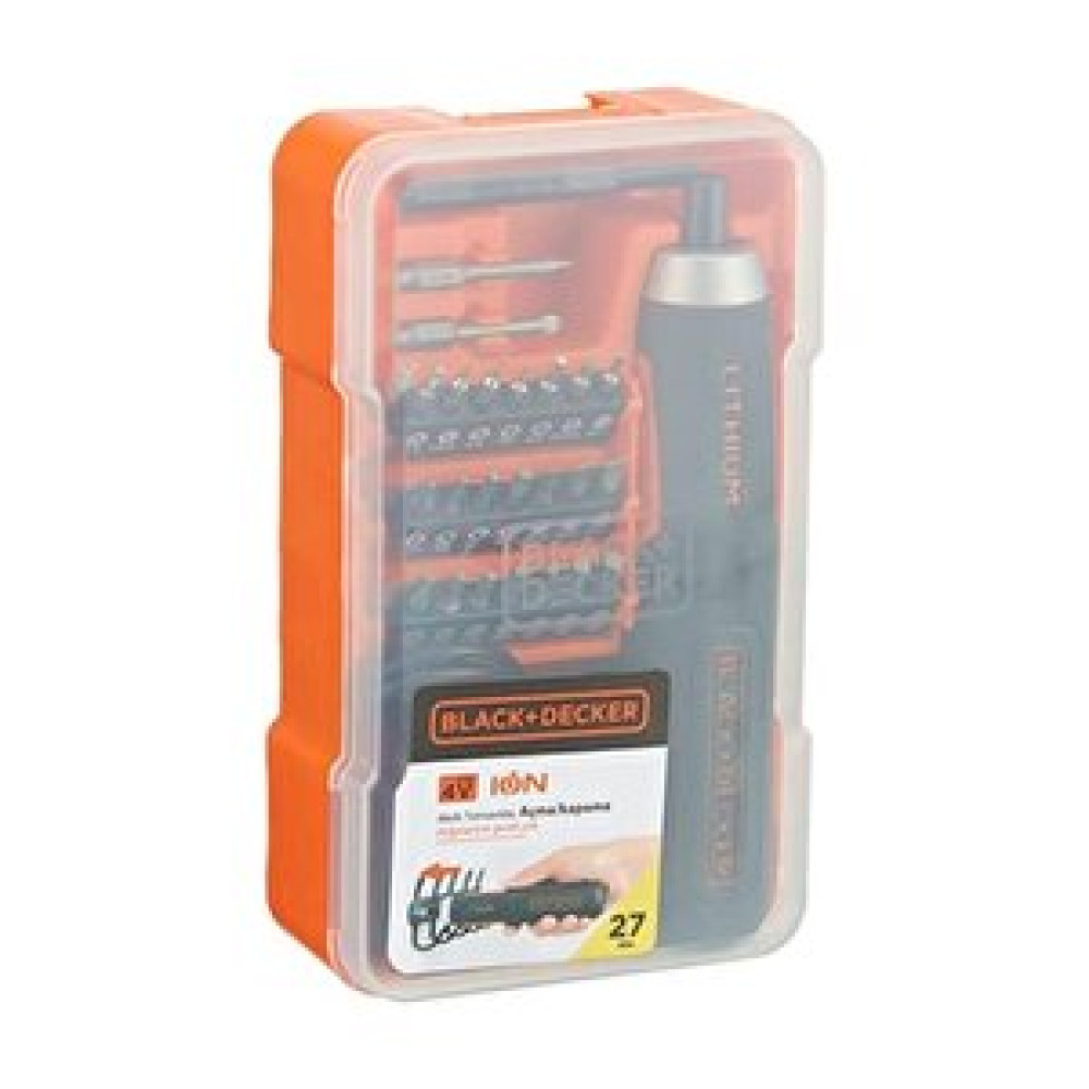 Black ve Decker Black Decker Bd40k27-tr Akülü Tornavida 4v 27 Parça Aksesuar Seti Akülü Vidalama Makinesi Fiyatı