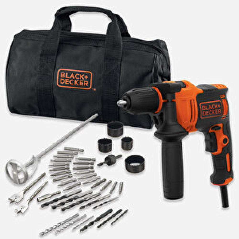 Black ve Decker Black ve decker Beh710sa40-qs Darbeli Matkap Seti 710 Watt 13mm (40 Parça Aks. ve Bez Çanta) Matkaplar Fiyatı