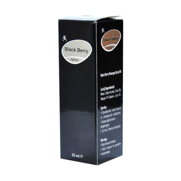 Blackberry Masaj Spray 4 Adet 4x25 ML Diğer Fiyatı