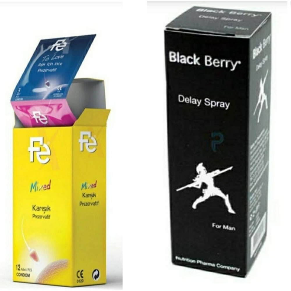 Blackberry Prezarvatif Sprey - Siyah - Kırmızı Kayganlaştırıcı Jel Fiyatı