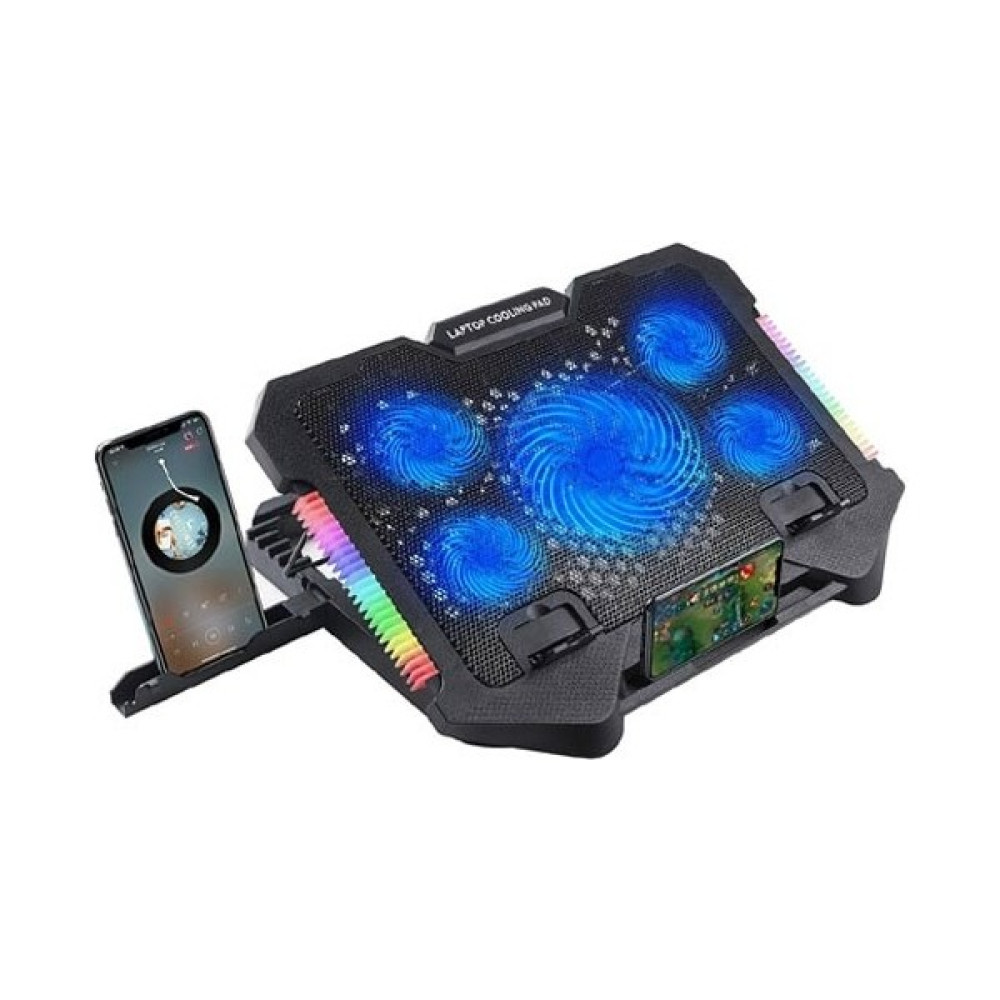 Blackbird Game Center Breeze 5 Fanlı Rgb 5 Kademeli LCD Göstergeli Notebook Soğutucu S500 Dizüstü Bilgisayar Aksesuarları Fiyatı
