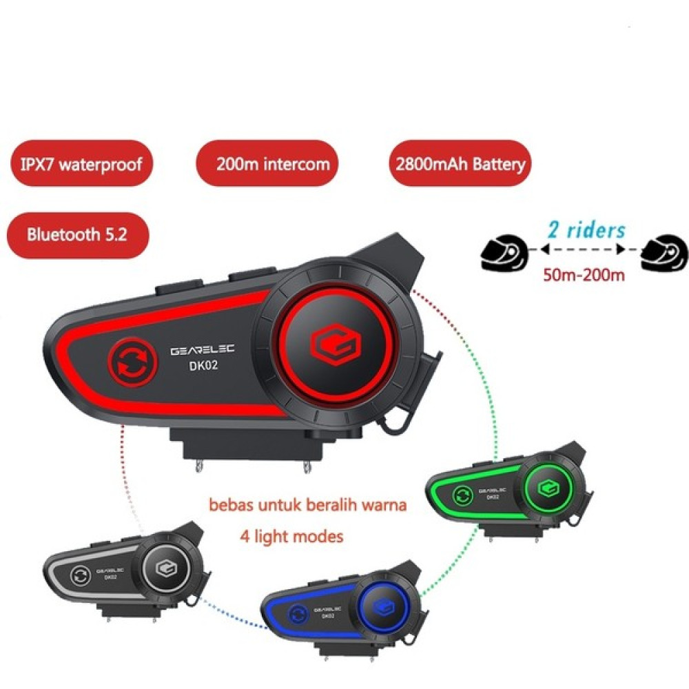 Blackbird Game Center DK02 Plus Intercom Motor Kurye Kask Kulaklık Bluetooth Motosiklet Kulaklık Motorsiklet Kaskları Fiyatı