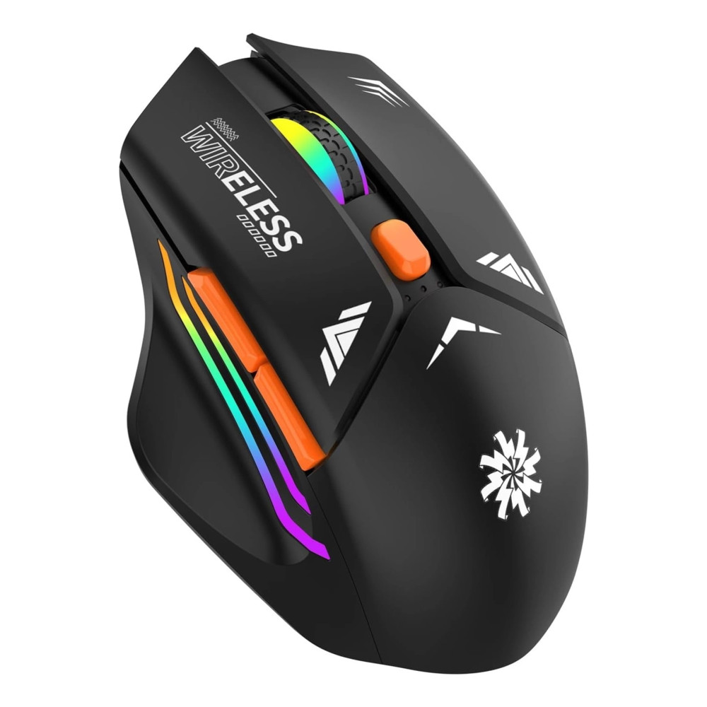 Blackbird Game Center Siyah Rgb Şarjlı Kablosuz 1600dpı Işıklı Kablosuz Mouse Bwm1 Klavye - Mouse Fiyatı