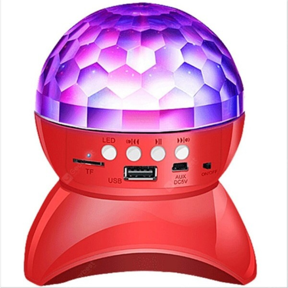 Blackbird Kırmızı L740 Disko Topu LED Işıklı Şarjlı Bluetooth Hoparlör Disco Speaker Bluetooth Hoparlör Fiyatı