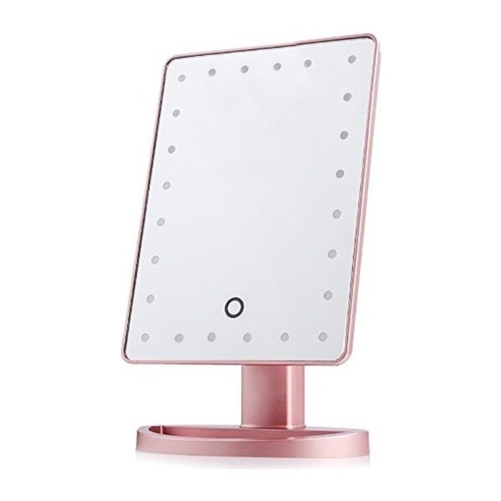 Blackbird Masaüstü Işıklı Dokunmatik Makyaj Aynası Ayarlanabilir Pilli+Usb Pembe Bld-26 Ayna Fiyatı