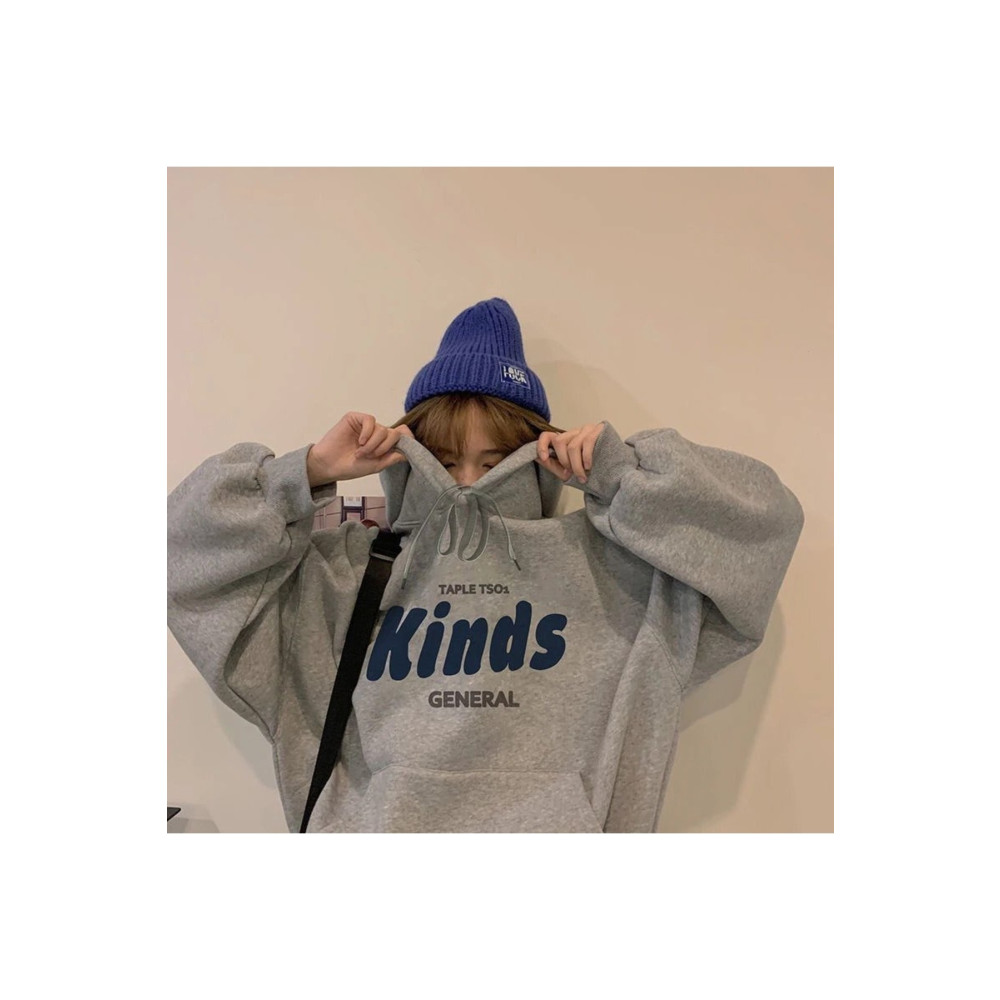 blackbonds Kinds Baskılı Gri Sweatshirt M Beden Bayan Sweatshirt Fiyatı