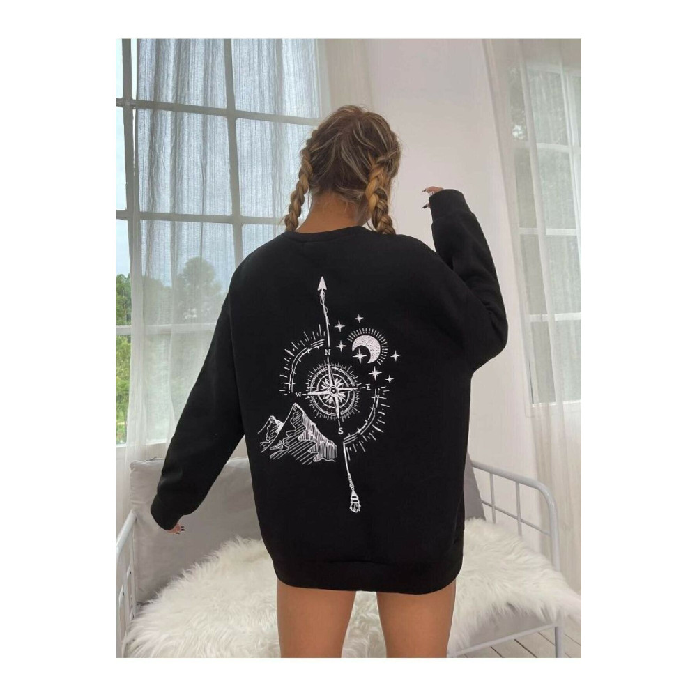 blackbonds North Baskılı Swetshirt. M Beden Bayan Sweatshirt Fiyatı