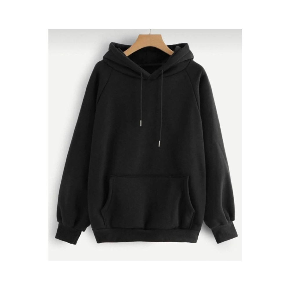blackbonds Unisex Düz Siyah Kapüşonlu Sweatshirt M Beden Bayan Sweatshirt Fiyatı