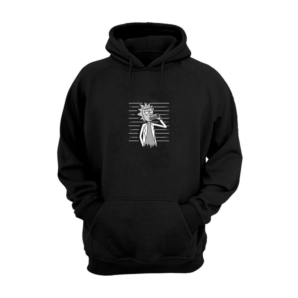 blackbonds Unisex Rick And Morty Baskılı Siyah Normal Kalıp Sweatshirt M Beden Bayan Sweatshirt Fiyatı