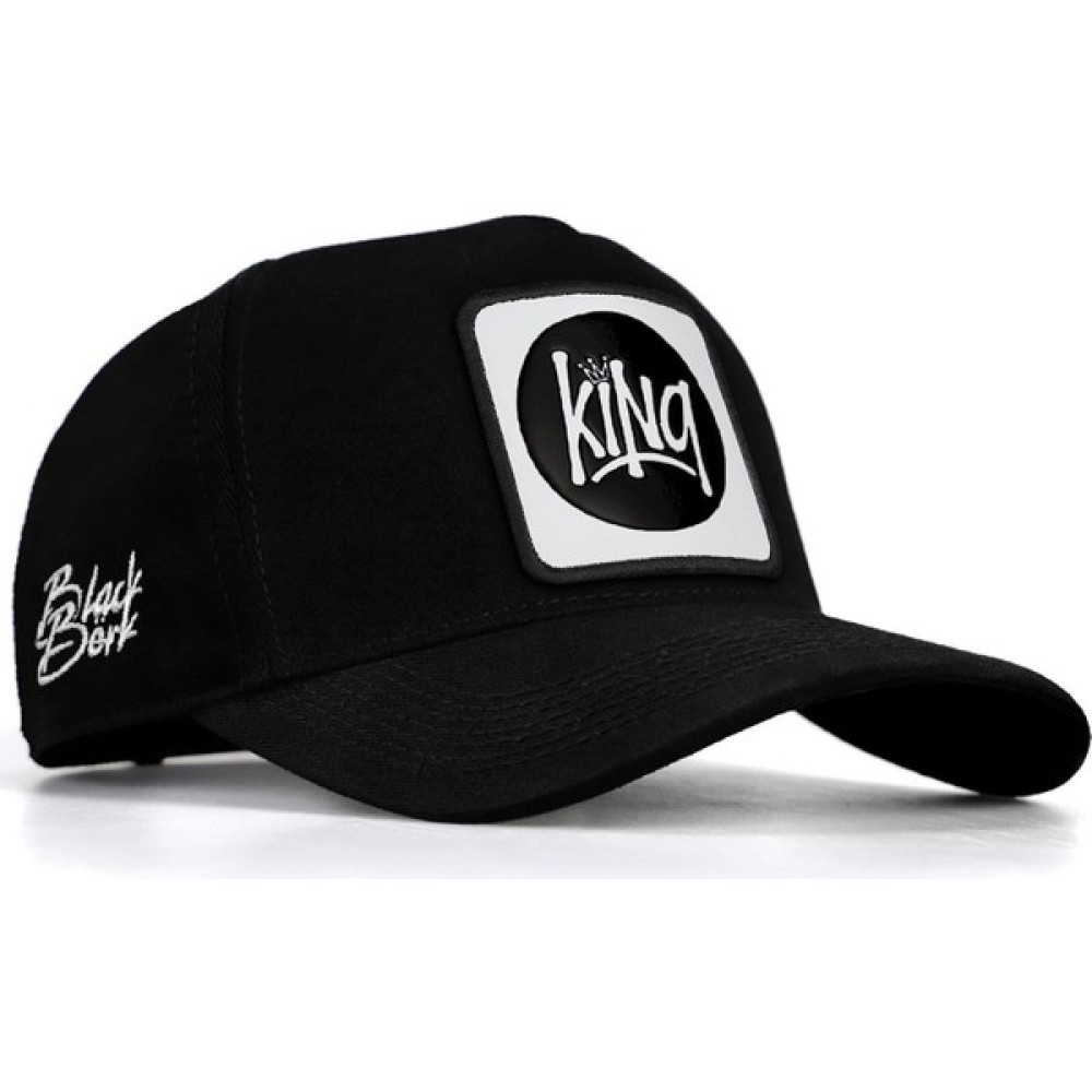 BlackBörk V1 Baseball King - 1 Kod Logolu Unisex Siyah Şapka (Cap) Erkek Şapkası Fiyatı