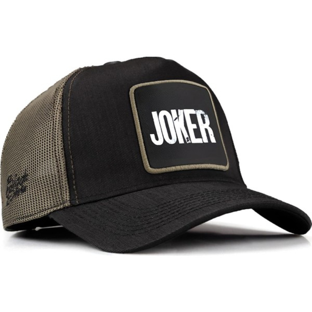 BlackBörk V1 Trucker Joker - 1sh Kod Logolu Unisex Siyah-Haki Cordura Kumaş Şapka (Cap) Erkek Şapkası Fiyatı