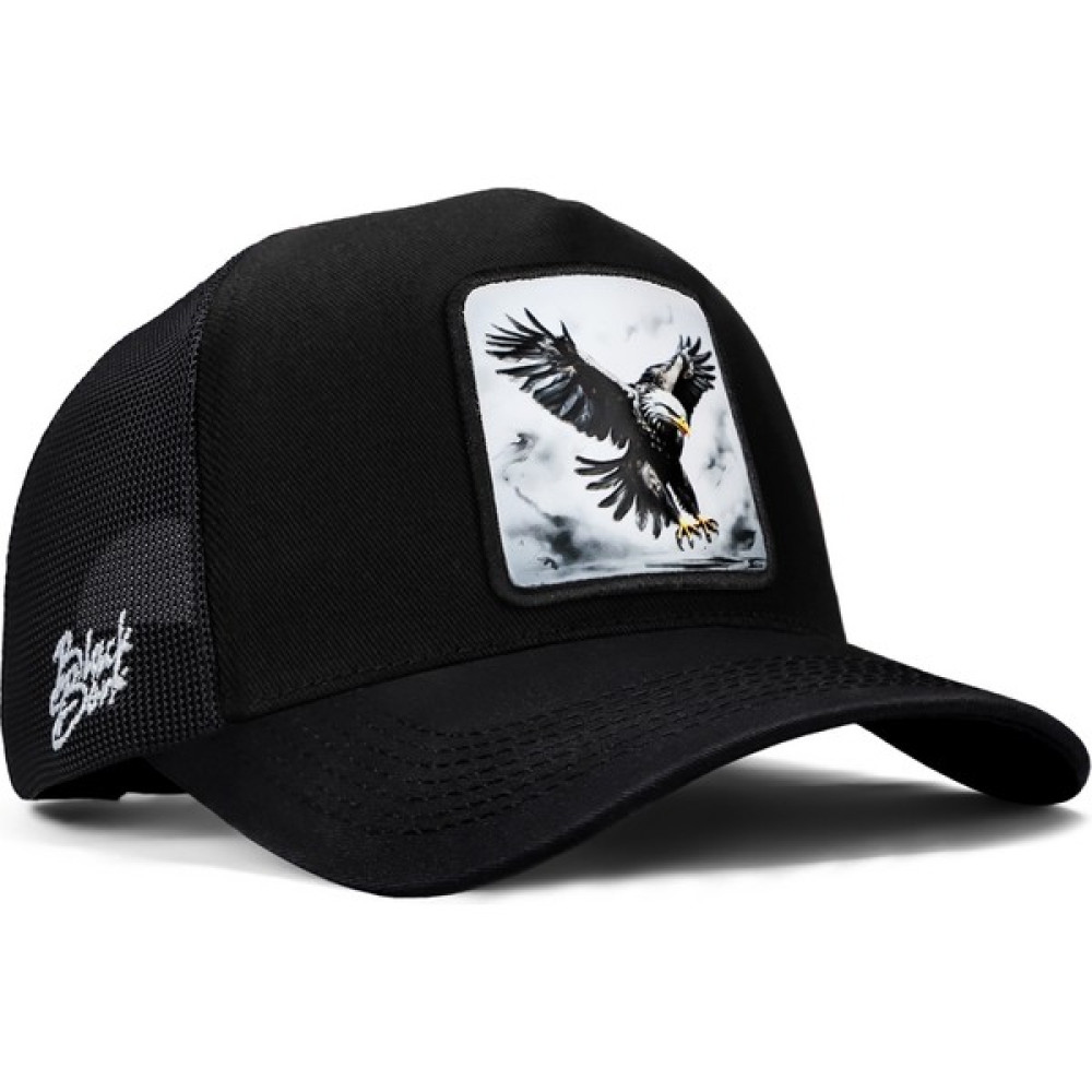 BlackBörk V1 Trucker Kartal - 6 Kod Logolu Siyah Şapka (Cap) Erkek Şapkası Fiyatı