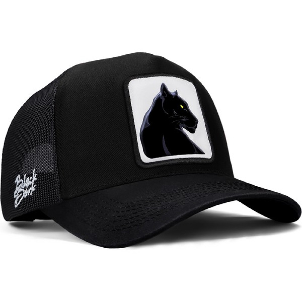 BlackBörk V1 Trucker Panter - 1 Kod Logolu Siyah Şapka (Cap) Erkek Şapkası Fiyatı