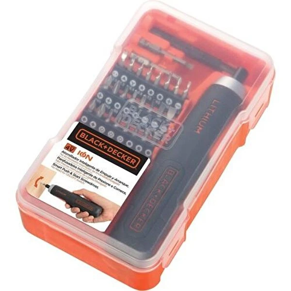 Black&Decker Bd40K27-Tr 4 V Akülü Tornavida 27 Parça Aksesuar Seti Meyve Sıkacakları Fiyatı