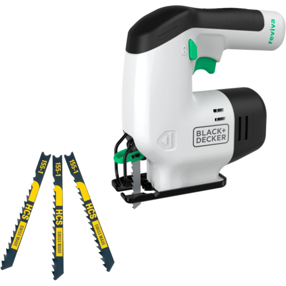 Black+Decker Reviva Revj12a3-Qw 12V Sarjli Dekupaj Testere Makinesi Ve 3 Adet Testere Bicagi Dekupaj Testere Fiyatı