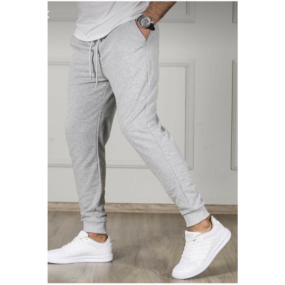 blackjack giyim Blackjackgiyim Erkek Gri Slim Fit Jogger Eşofman Altı 2XL Beden Kadın Eşofman Fiyatı