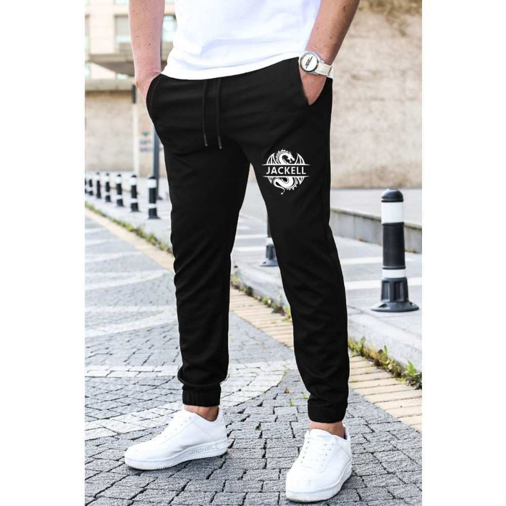 blackjack giyim Jackell Erkek Slim Fit Jogger Eşofman Altı S/M Beden Kadın Eşofman Fiyatı