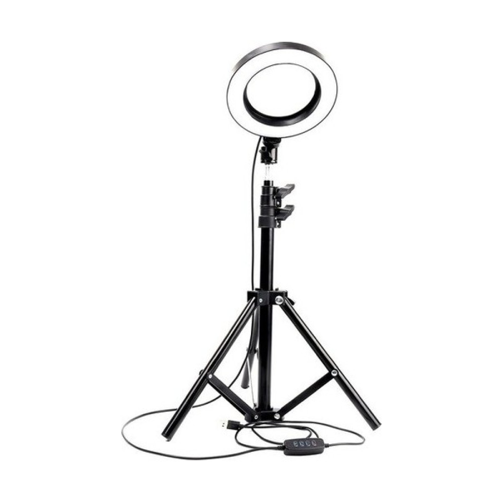 Blackmarket 14" Işık 2 m Stand Kuaför Makyaj Canlı Yayın Çekimleri Sürekli Işık Stüdyo Işığı Ring Light Video Kamera Aksesuarları Fiyatı