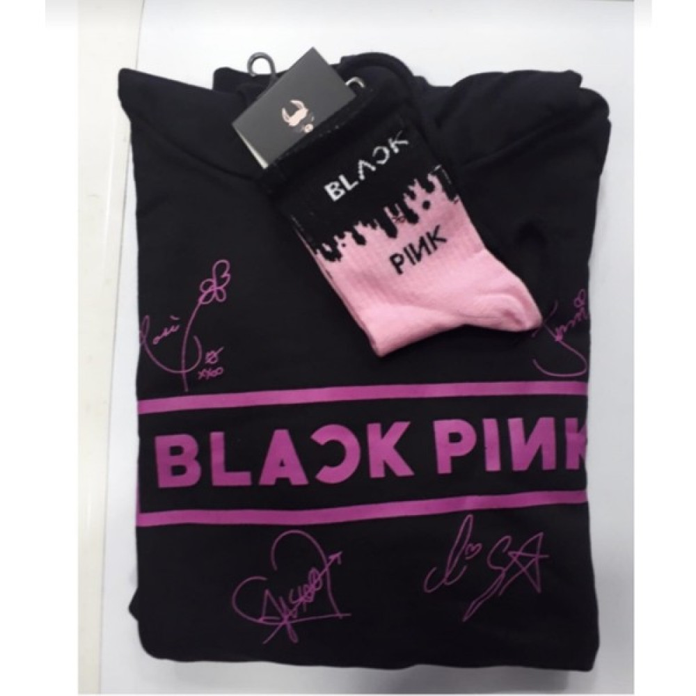 Blackpink Sweatshirt Çorap2 Li Kombin - M - Siyah Oto Boyaları Fiyatı