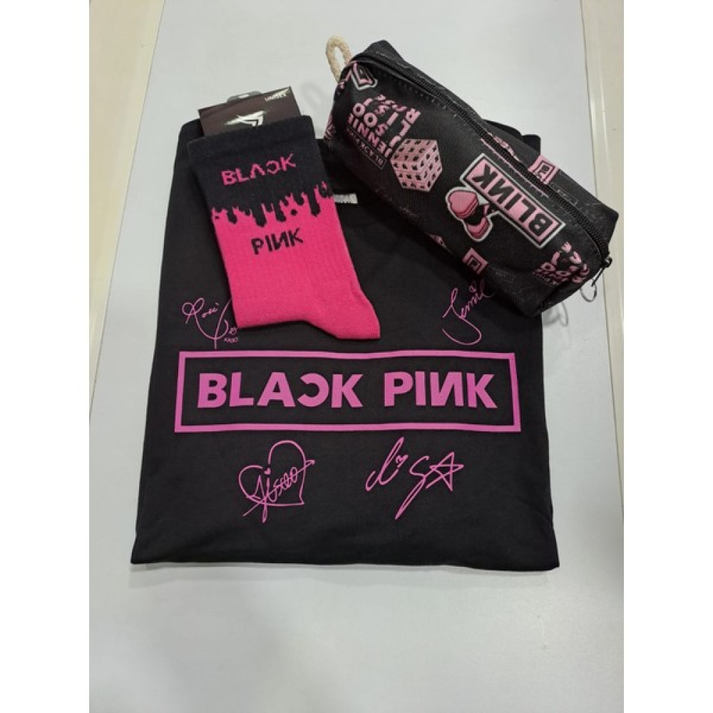 Blackpink Unisex T-Shirt Kalemlik Çorap Kombin Bayan Sweatshirt Fiyatı
