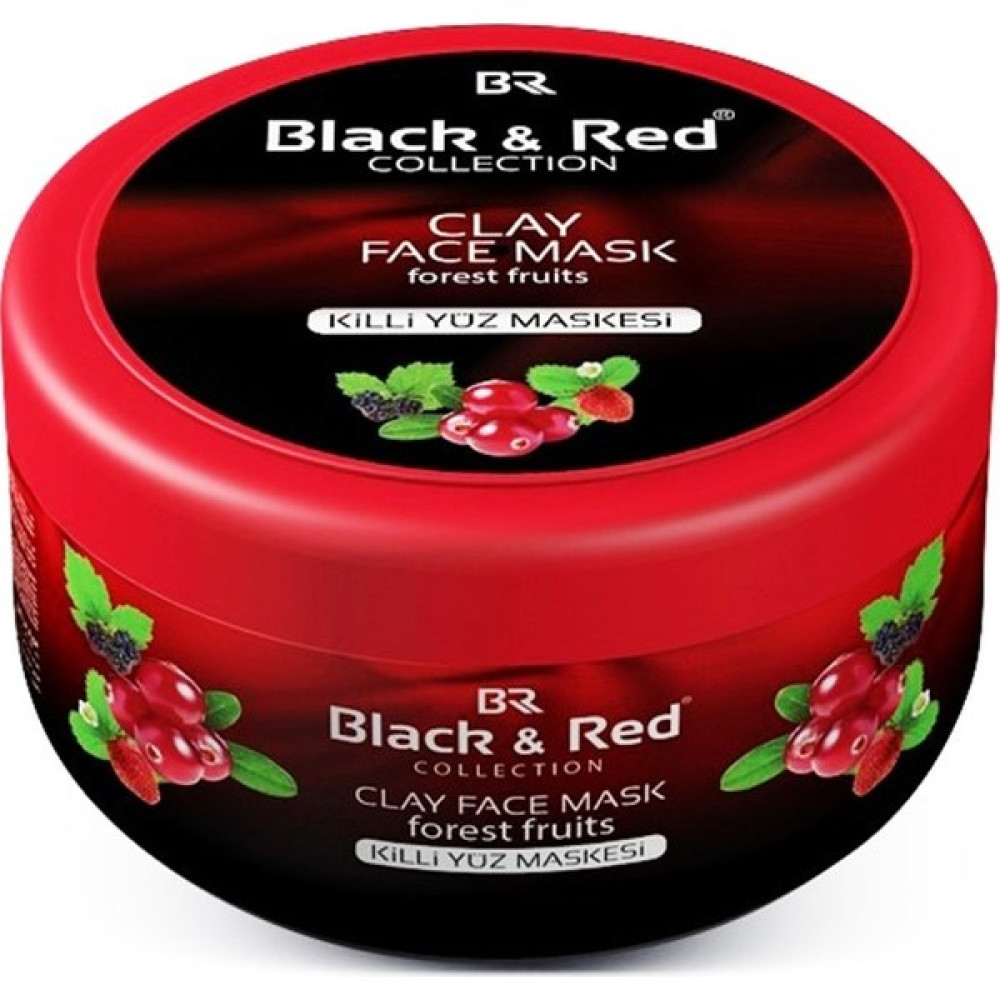 Black&Red Clay Face Mask Orman Meyveli 400 ml Killi Yüz Maskesi Maskeler Fiyatı